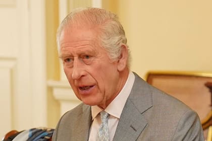 El Rey Carlos, en un evento el 26 de marzo de 2024