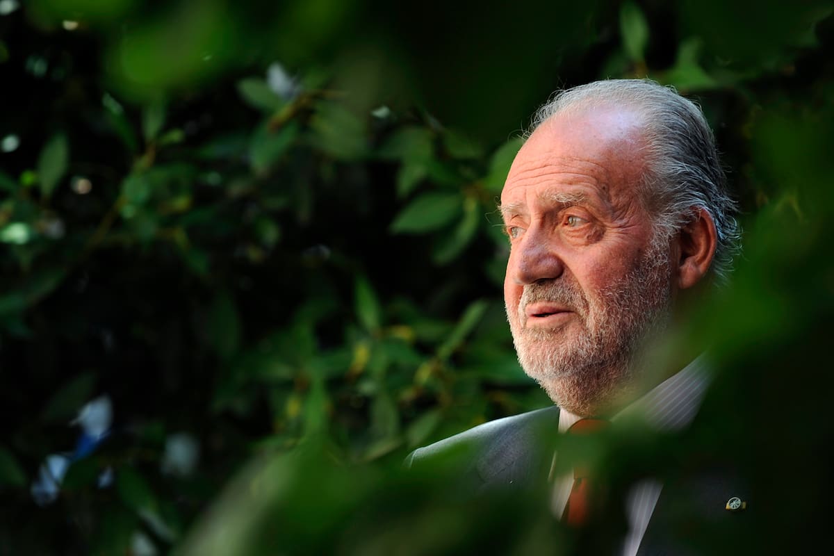 El rey emérito de España Juan Carlos I
