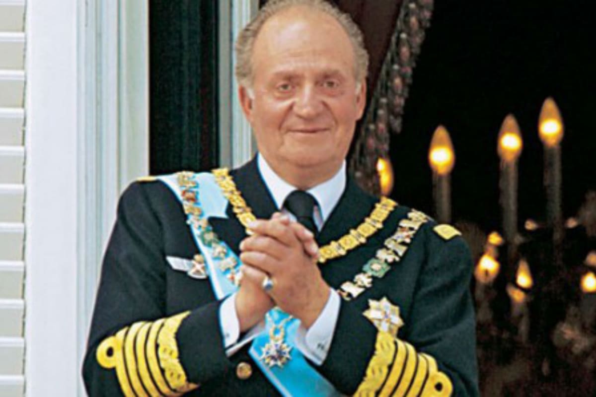 El rey emérito de España, Juan Carlos de Borbón
