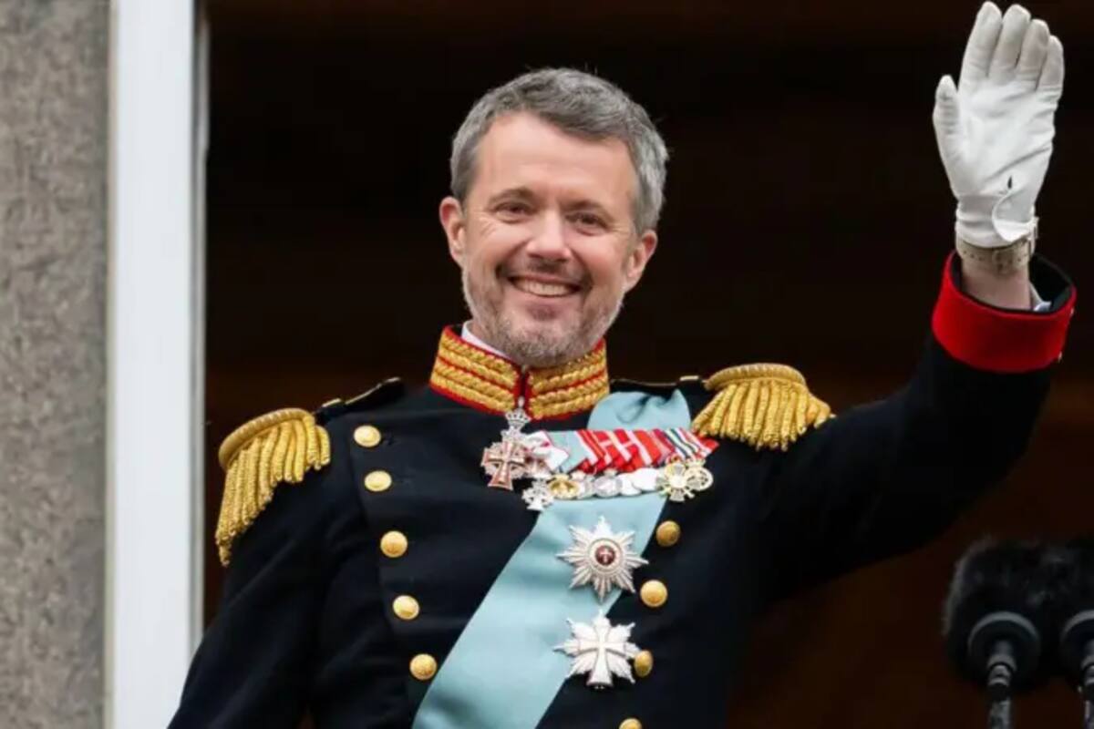 El rey Federico de Dinamarca
