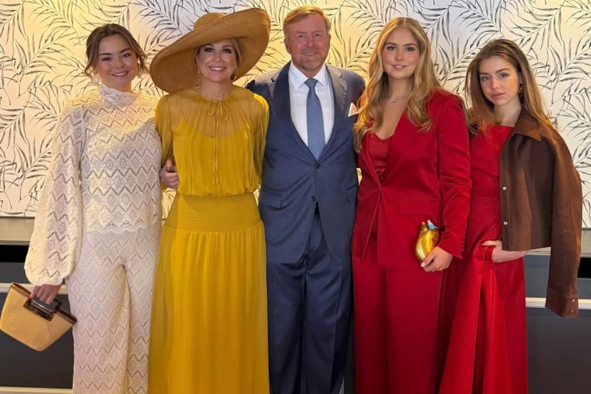 El rey Guillermo cumplió años y Máxima deslumbró con un atuendo único