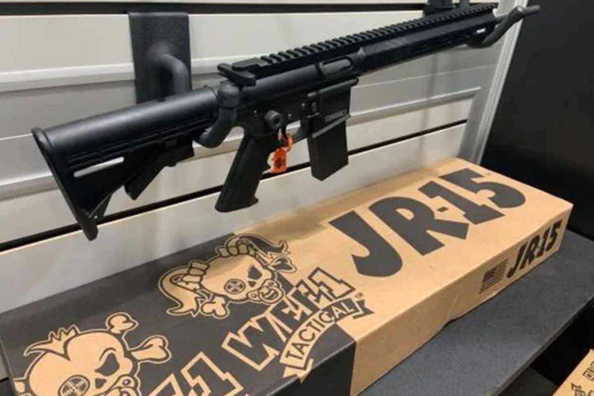 El rifle semiautomático cuesta 389 dólares