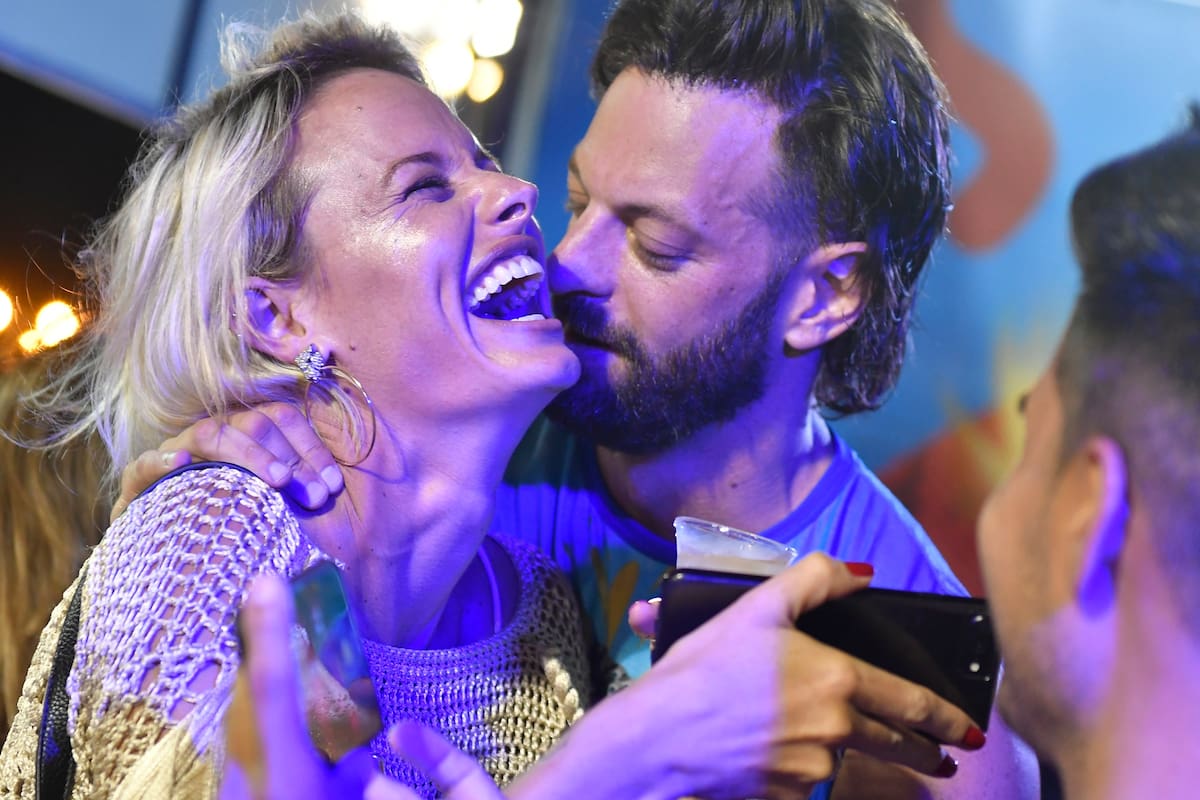 El Rifle Varela junto a su nueva novia, la modelo Pía Marcollese