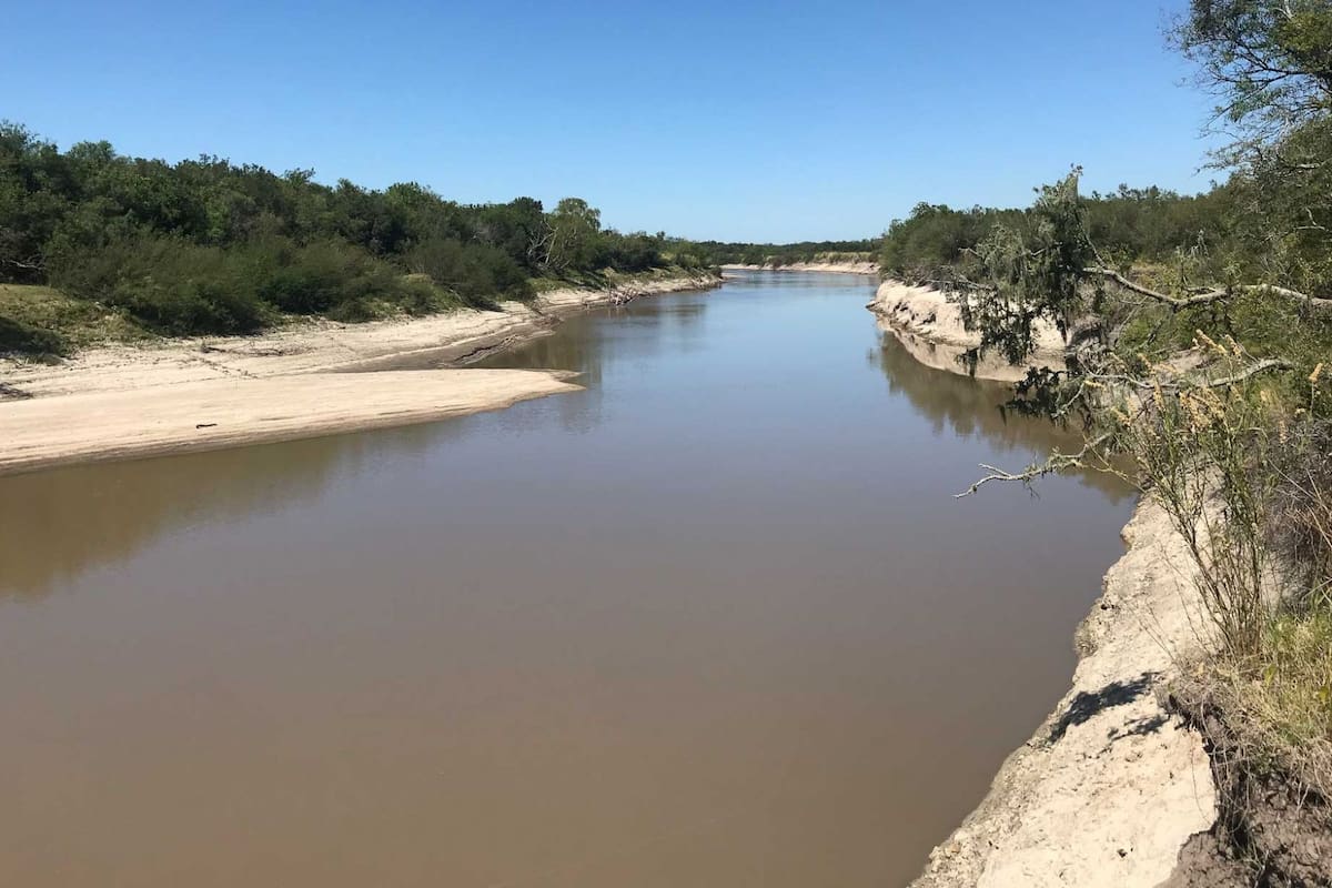 El río Gualeguay, en donde murió ahogado el joven de 30 años