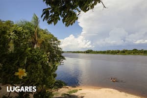 El río San Javier, en Santa Rosa de Calchines.