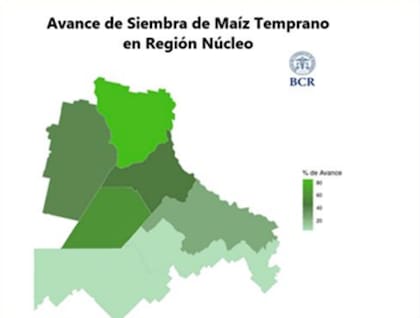 El ritmo de la siembra del maíz temprano comienza a encontrar un límite concreto: la disponibilidad de humedad en los primeros centímetros del suelo