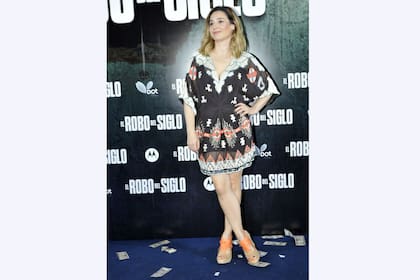 Magela Zanotta, feliz en el avant premiere del film en el que participa