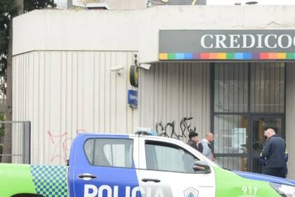 El robo ocurrió ayer a las 16 cuando el banco ya no tenía atención al público