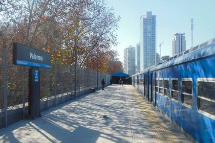 El robo se produjo en la estación Palermo del tren San Martín