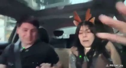 El robo violento a la streamer Milica quedó registrado y se vio la reacción de ella al momento del impacto del vidrio
