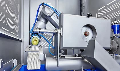 El robot pela paltas de Kronen