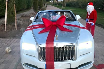 El Rolls-Royce que recibió Cristiano Ronaldo de regalo de Navidad