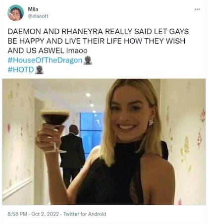 El romance entre Daemon y Rhaenyra no podía estar ausente en los memes