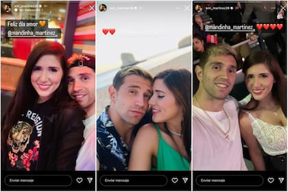 El romántico posteo de Emiliano Martínez para su esposa Mandinha Martínez (Foto: Instagram)