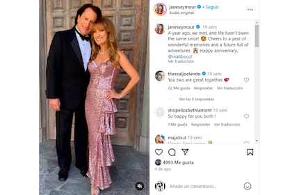 El romántico posteo de Jane Seymour