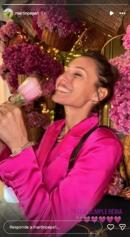 El romántico posteo que Martín Pepa le dedicó a Pampita por su cumpleaños número 48 (Foto: Captura Instagram)