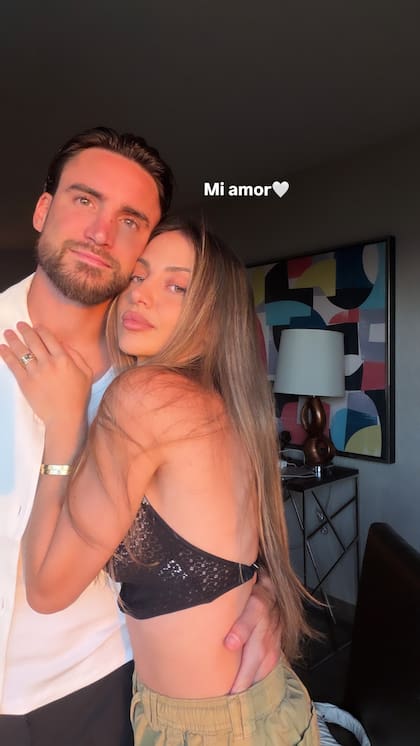 El romántico reencuentro de Nicolás Tagliafico y Caro Calvagni (Foto: Instagram @carocalvagni)