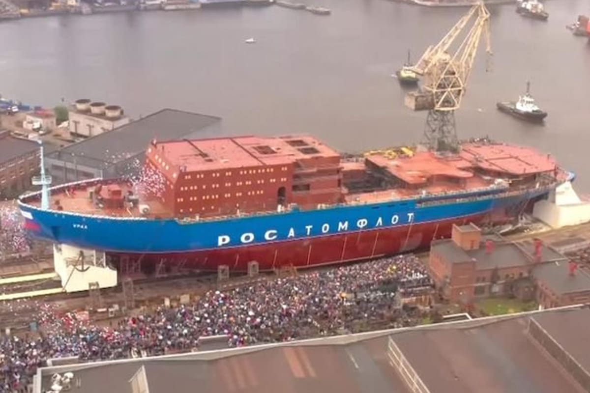 El rompehielos ruso funcionará para mantener la navegación de la ruta del Ártico