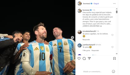 El rosarino fue autor de dos goles en la victoria frente a Venezuela