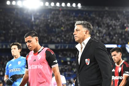 El rostro de Gallardo luego de la derrota de River ante Vélez