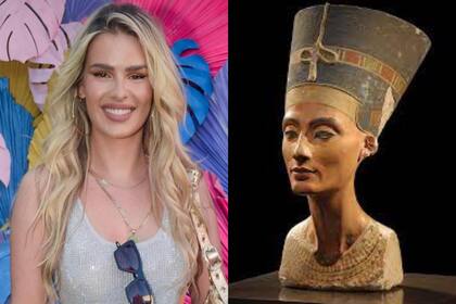 El rostro de la actriz Yasmin Brunet quedó estilizado como Nefertiti gracias a un fácil procedimiento