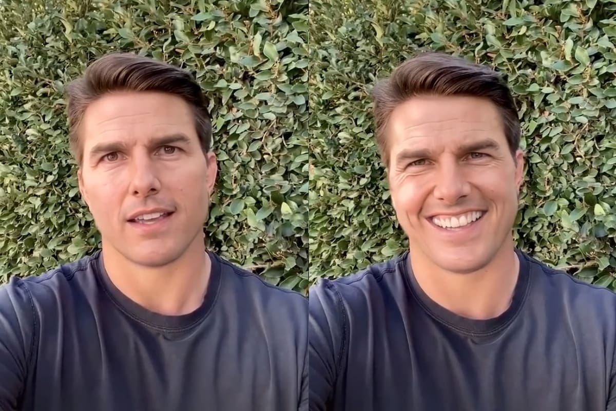 El rostro de Tom Cruise está agregado en forma digital al cuerpo de otra persona, una técnica conocida como deepfake; un video del usuario de TikTok @deeptomcruise sorprende por su calidad