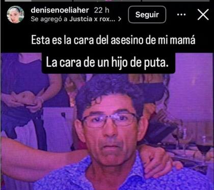 El rostro del agresor en redes sociales.