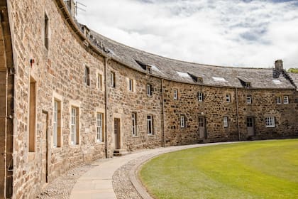 El Round Square de Gordonstoun, donde residen los alumnos pupilos