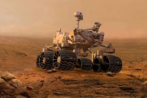 El rover Curiosity descubrió un tesoro dorado en la superficie de Marte
