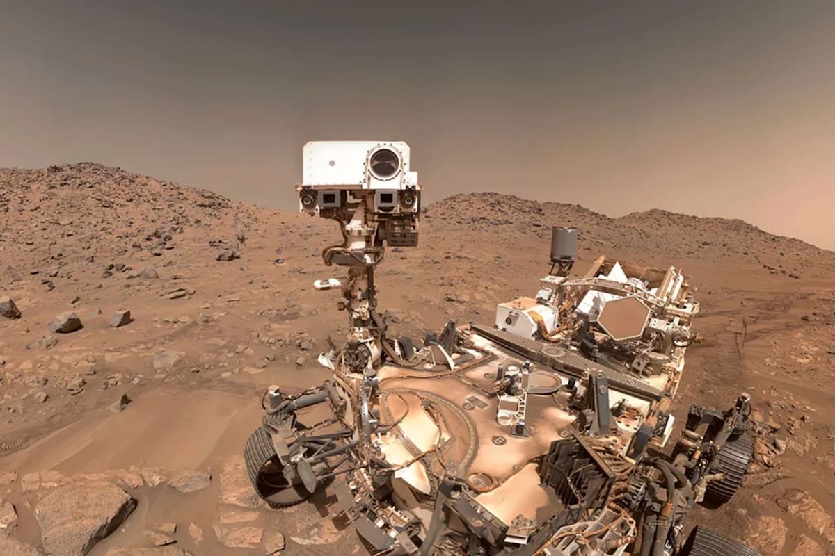 El rover está recolectando muestras de roca que podrían ser traidas a la Tierra para un estudio detallado