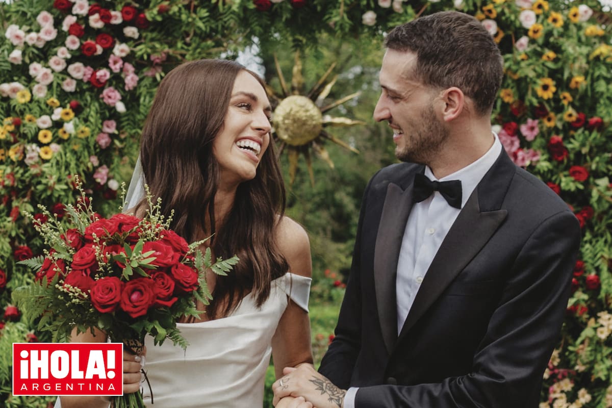El sábado 16, los influencers Samantha Trottier y Hernán Regiardo dieron el "sí, quiero" frente a noventa invitados.