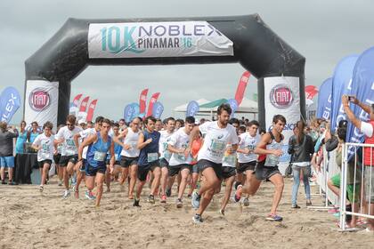 El sábado 21 de enero se corren 10k en las playas de Pinamar