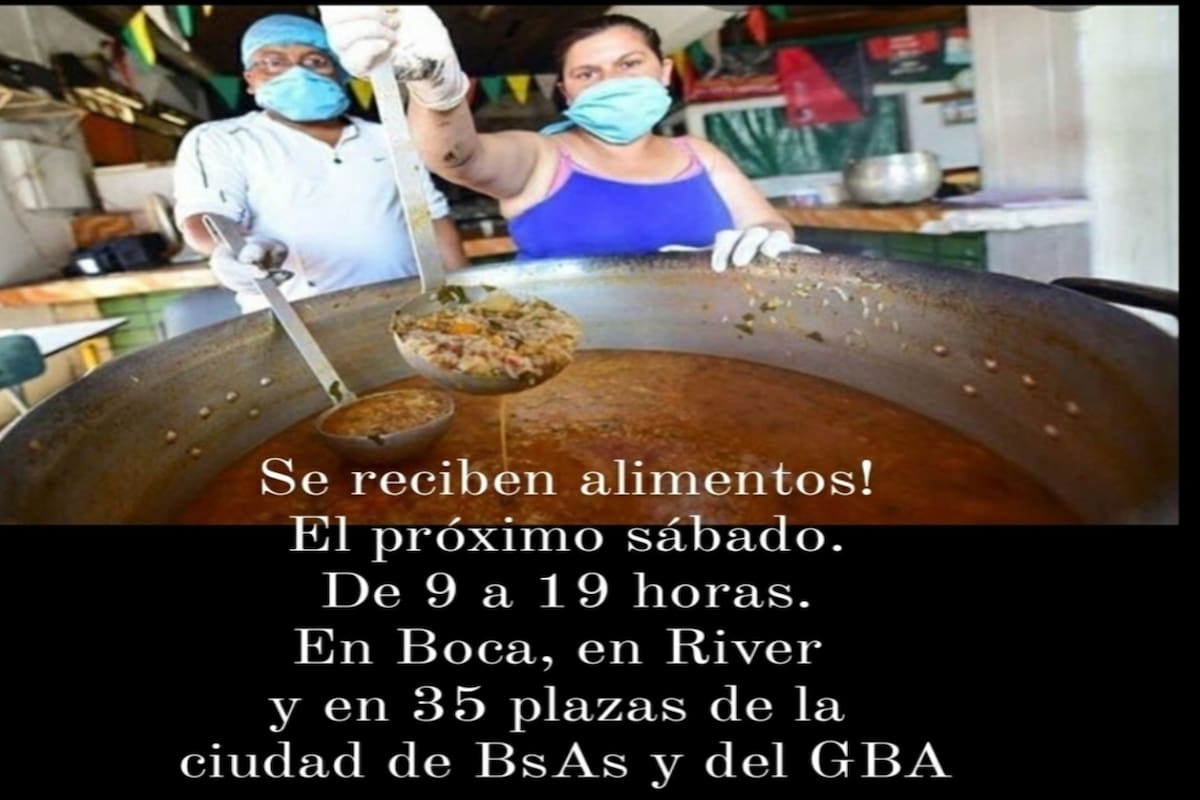 El sábado, se juntan donaciones de alimentos, leche y pañales