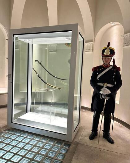 El sable corvo será trasladado del Museo Histórico Nacional