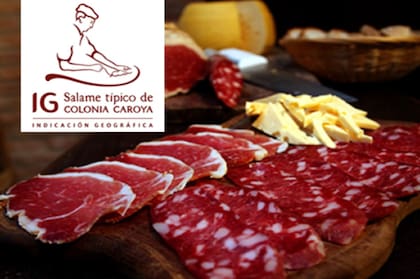 El salame de Caroya es un producto típico cordobés.