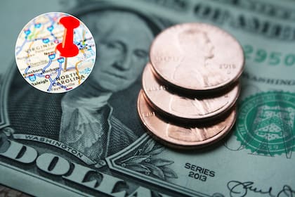 El salario mínimo en Carolina del Norte se mantuvo en US$7,25 desde 2009, alineado con la tarifa federal