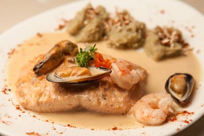 El salmón con puré de batata es uno de los clásicos de Ma Cuisine.