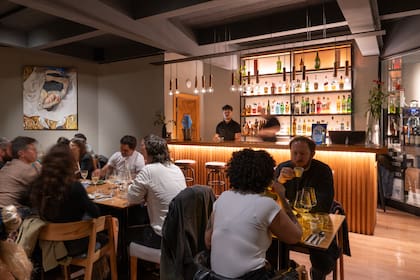 El salón de Auita es relajado y moderno