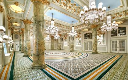 El salón de cristal del hotel Willard