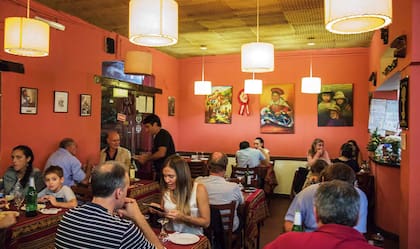El salón del restaunrate Primavera Trujillana.