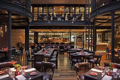 El salón del restaurante Elena.