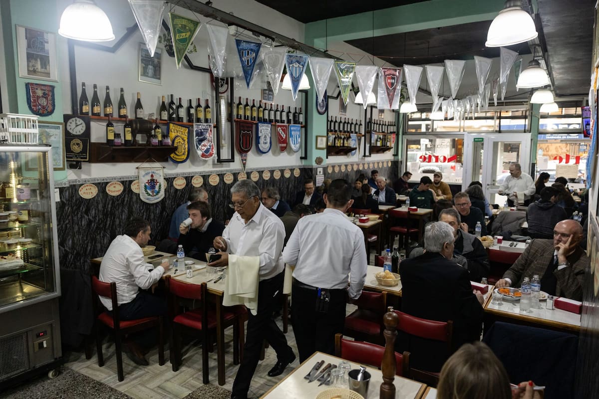 El salón del restaurante, siempre lleno