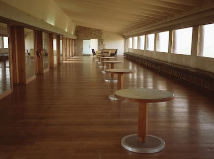 El salón del sexto piso, en una imagen tomada varios años más tarde