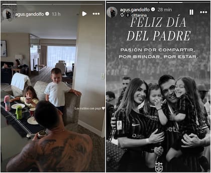 El saludo de Agus Gandolfo a Lautaro Martínez