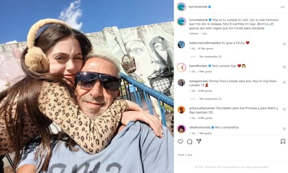 El saludo de cumpleaños de Naim a su hija Gina con una mención especial a Emilia Attias (Foto: Instagram @turconaimok)