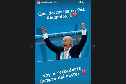El saludo de Di María a Sabella