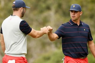 Presidents Cup: Estados Unidos recortó distancias sin contar con Tiger Woods