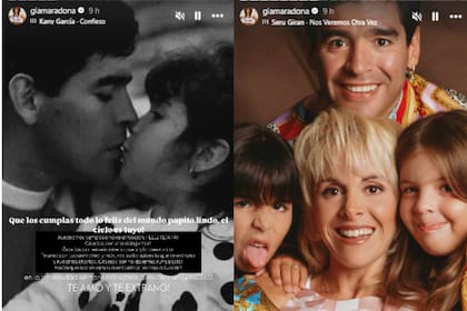 El saludo de Gianinna Maradona (Foto: Instagram @giamaradona)