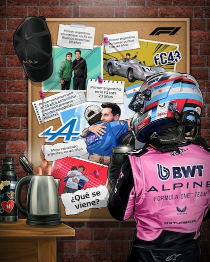 El saludo de la Fórmula 1 para Franco Colapinto (Foto: Instagram @f1)