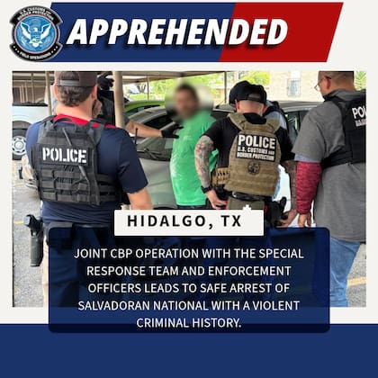 El salvadoreño arrestado ingreso ilegalmente al país tras haber sido deportado en 2023